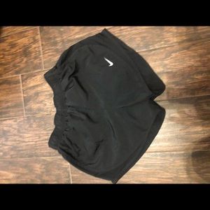 black nike shorts